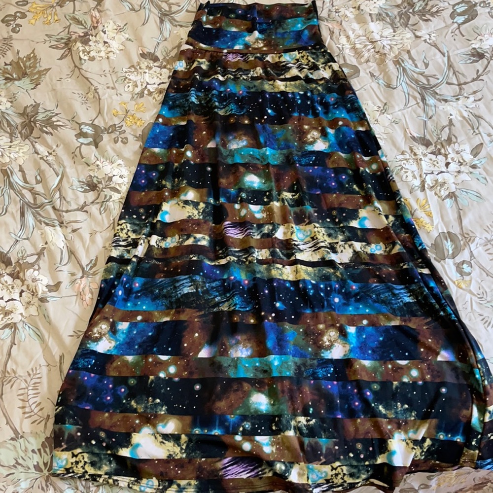 Galaxy maxi skirt